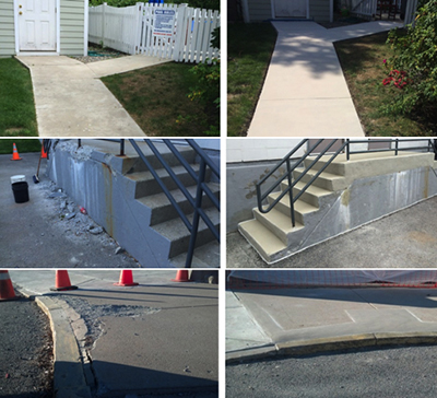 Repair and return to use within one hour FlexKrete Repairs Concrete